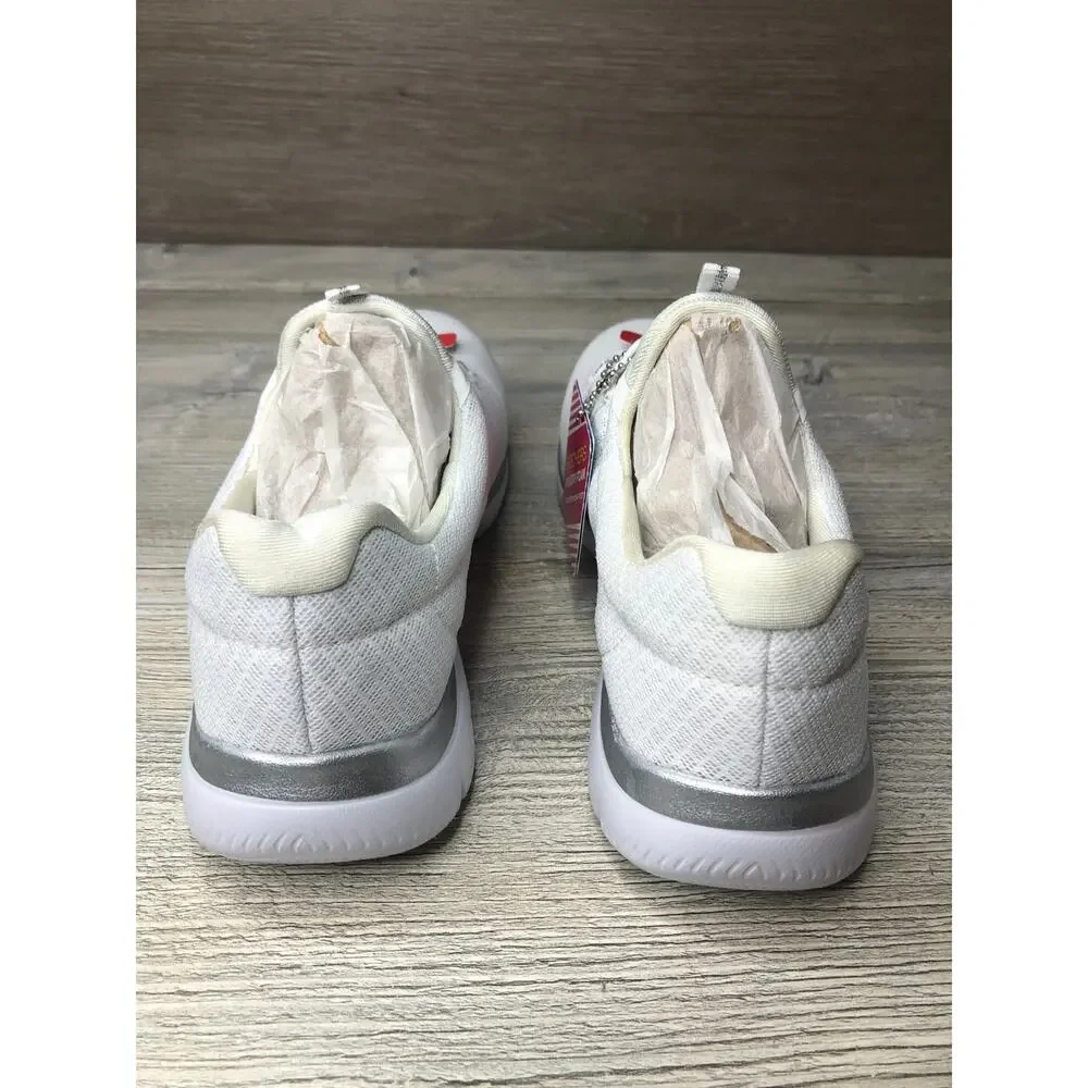 Sketchers Summits-brilliant Glow Sneakers White Mesh Wm Sz US 7.5 NEW